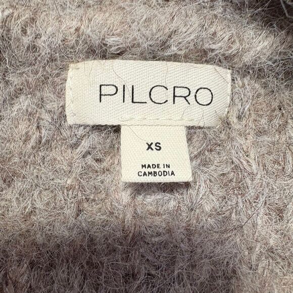 NWT Anthropologie Pilcro The Blake Sweater Slouchy Crew-Neck XS Camel Tan - Picture 10 of 10
